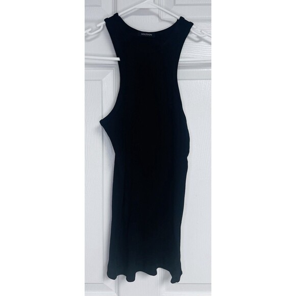 Goldsign Women’s XS Black Knitted Ribbed Tank Top Retail $158 - Picture 1 of 6